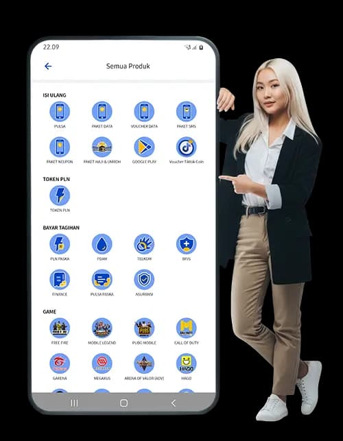 Aplikasi bisnis pulsa dan PPOB